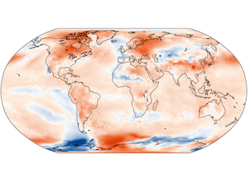 Figura 1: Anomalia da temperatura do ar à superfície em setembro de 2024 em relação à normal climatológica 1991–2020. Fonte: Copernicus Climate Change Service/ECMWF