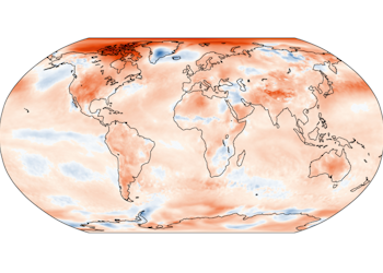 Anomalia da temperatura do ar à superfície em outubro de 2024 em relação à normal climatológica 1991–2020. Fonte: Copernicus Climate Change Service/ECMWF